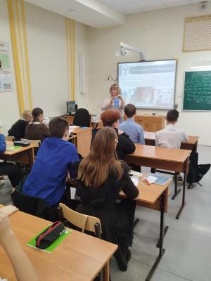 Встреча со школьниками 9-10 классов МАОУ гимназии №89 г. Саратова.