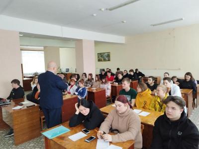 Профориентационная встреча с обучающимися Краснокутского зооветеринарного техникума