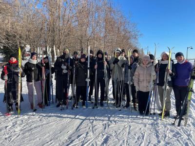 Учебное занятие по лыжной подготовке