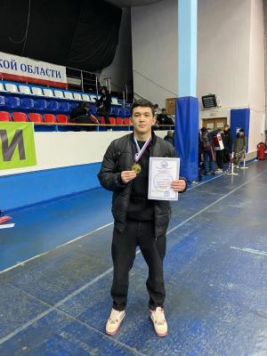 Студент Марксовского филиала Байкатамов Руслан занял первое место в спортивной борьбе