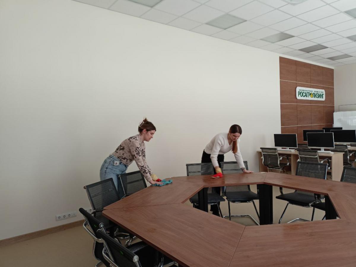 Субботник на кафедре