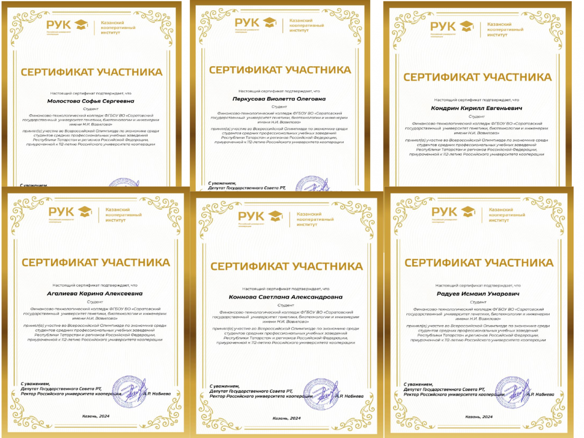 Всероссийская Олимпиада по экономике среди обучающихся средних профессиональных учебных заведений Фото 2
