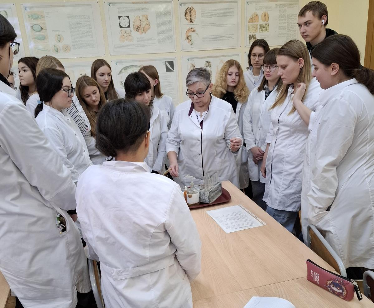 Мастер-класс  по определению фальсификации молока Фото 1
