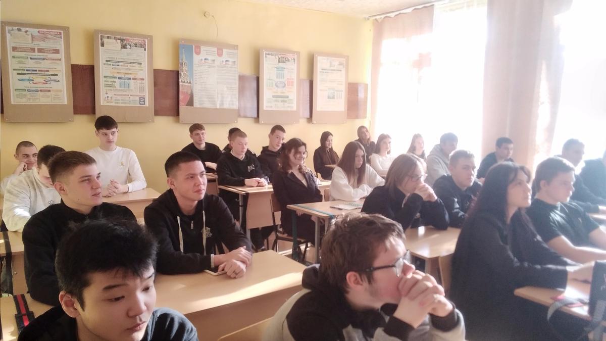 Классный час с о. Андреем