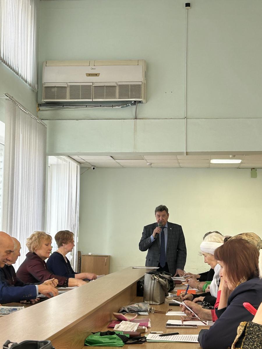 Во Фрунзенском районе состоялся пленум Совета ветеранов