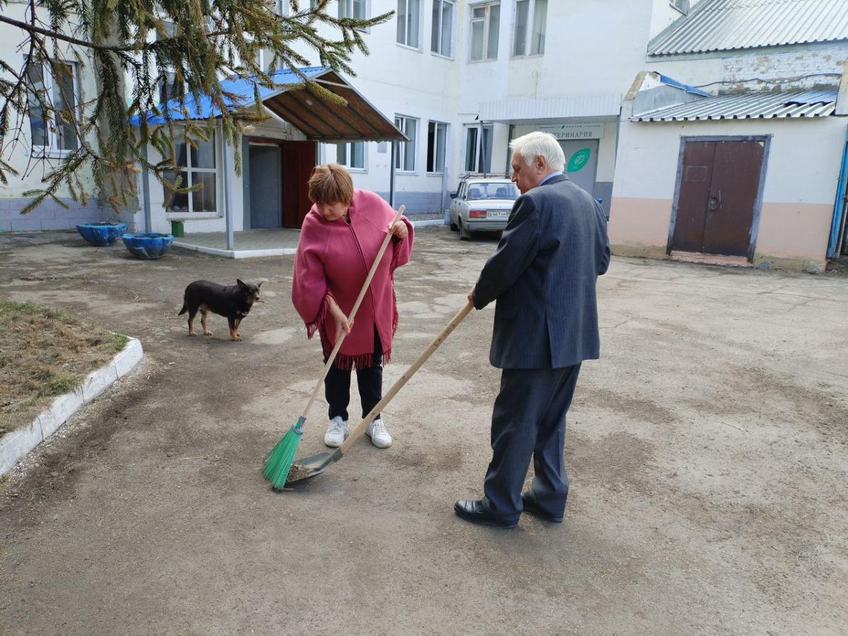 Участие в городском субботнике