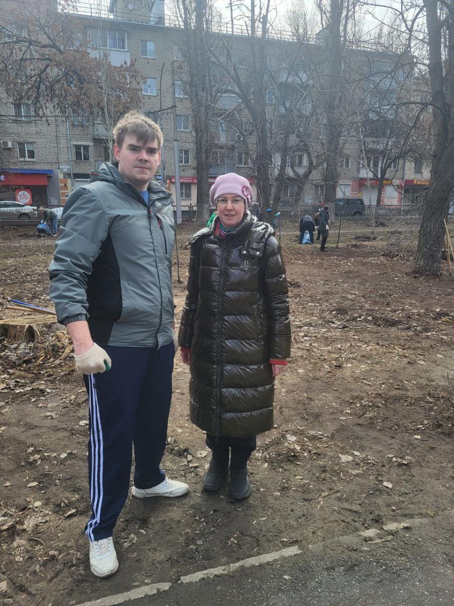 Участие в субботнике преподавателей кафедры