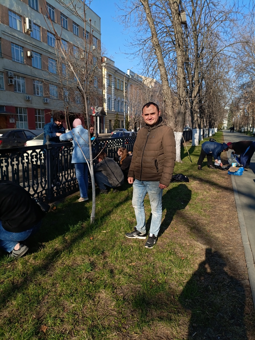 Участие в общегородском субботнике Фото 3
