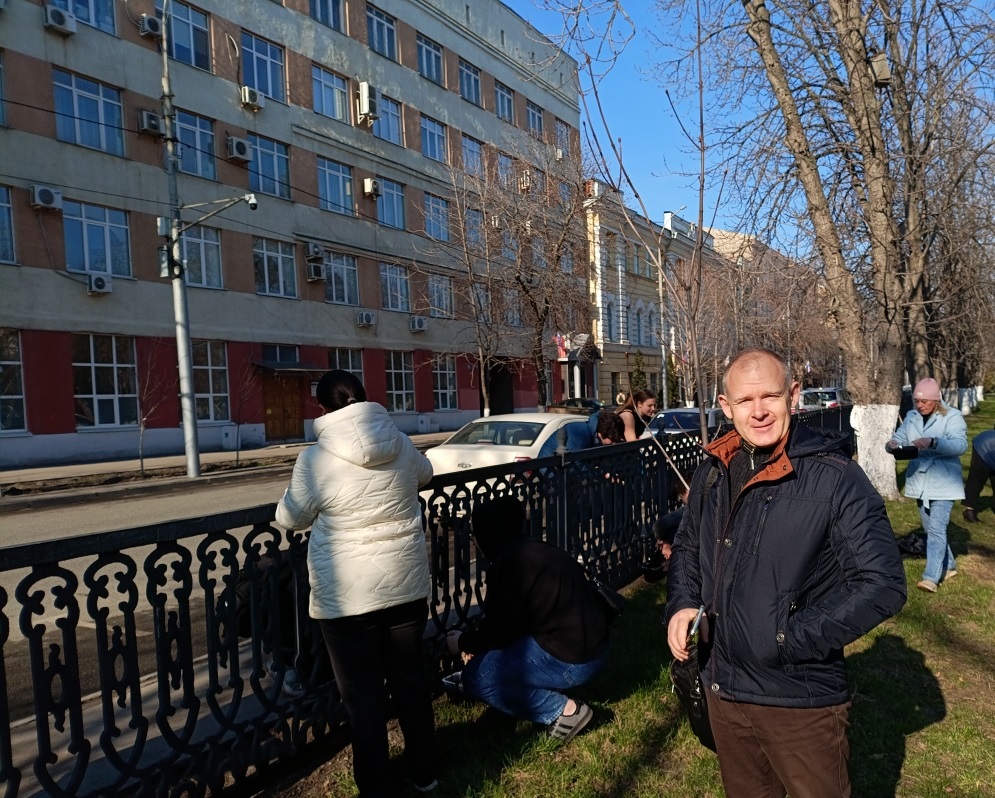 Участие в общегородском субботнике