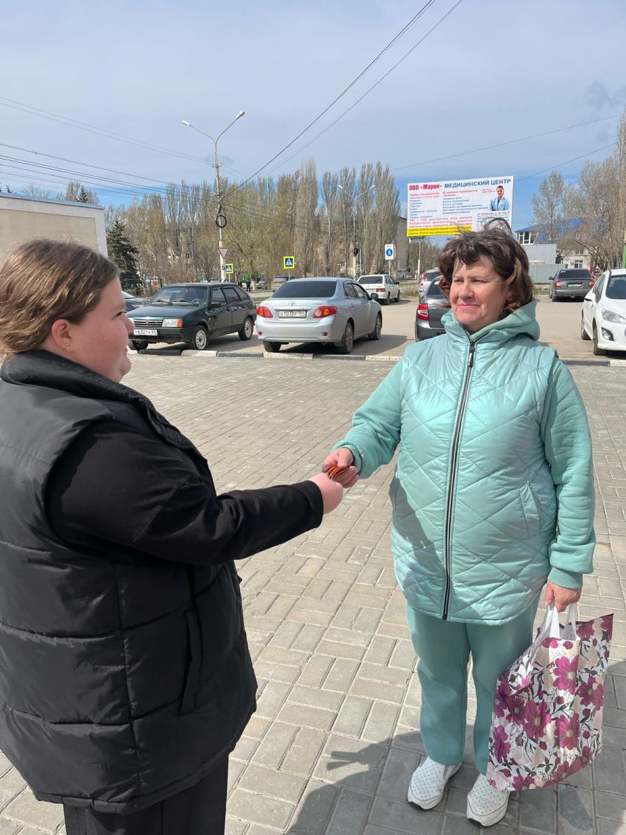 Акция «Георгиевская лента» в честь 80-летия Победы Фото 4