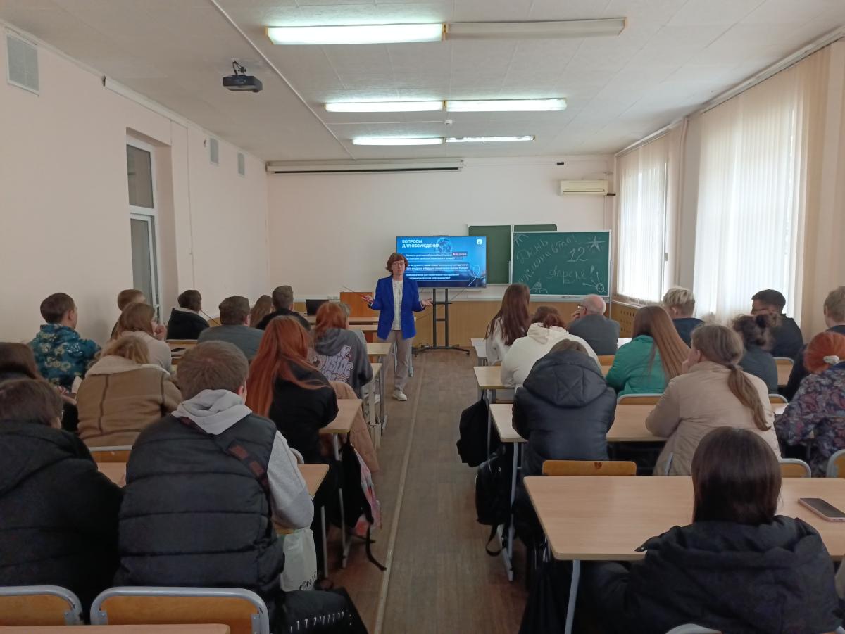 Встреча с лектором общества "Знание" на кафедре Технологии продуктов питания Фото 4