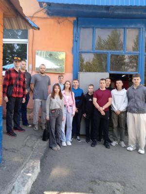 Экскурсия в Специализированную пожарно-спасательную часть ГПС ФГС Саратовской области групп Б-ТБ-101 и С-ПБ-101 в рамках учебной практики