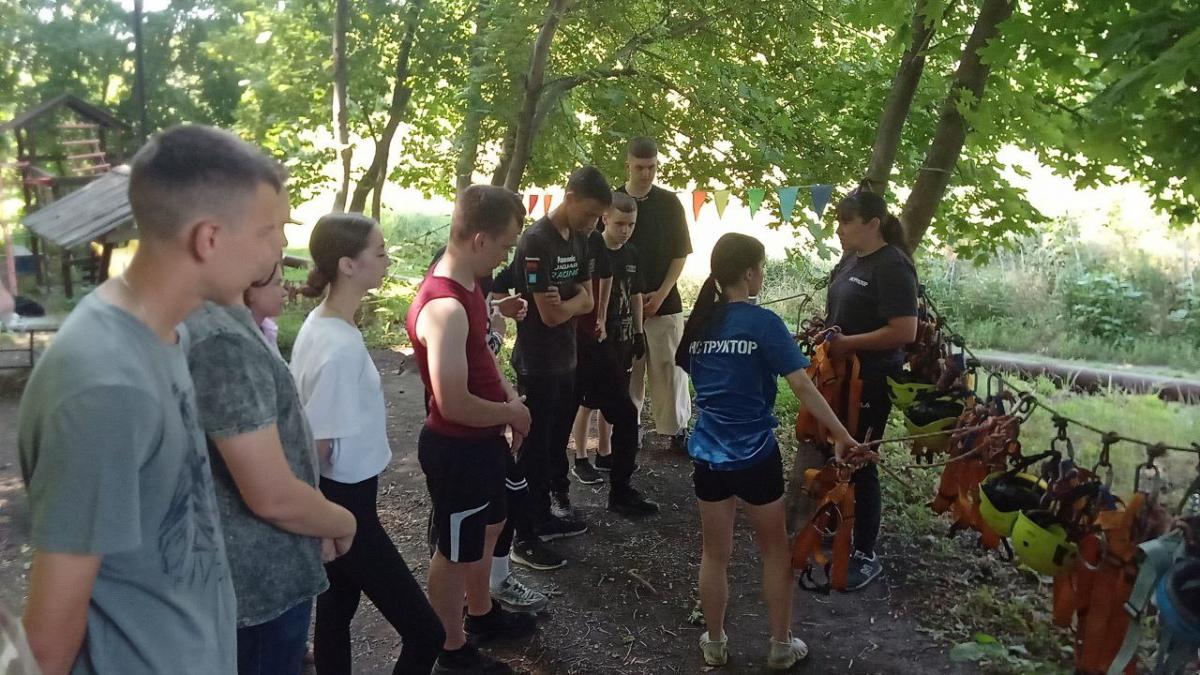 Обучающиеся групп посетили Веревочный парк. Фото 1