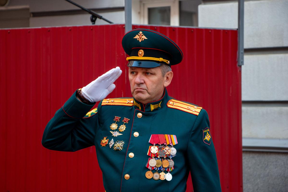 Состоялось торжественное построение студентов первого набора военного учебного центра Фото 2