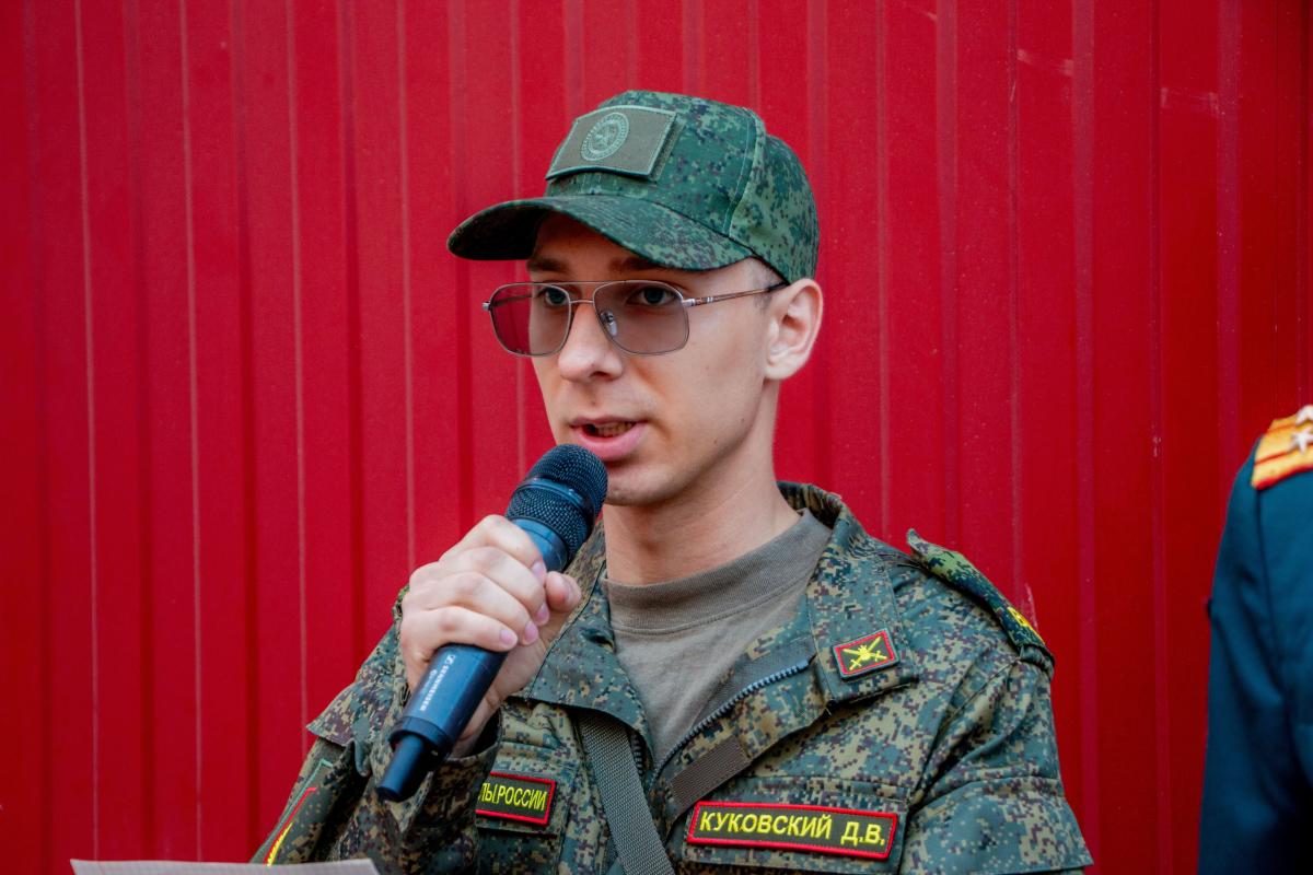 Состоялось торжественное построение студентов первого набора военного учебного центра Фото 7