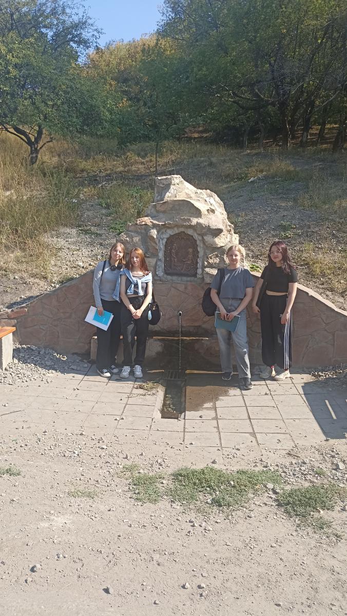 Практическое занятие на территории лесопарка Кумысная поляна