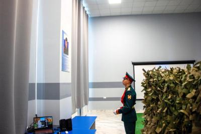 В ВУЦ открыли аудиторию и памятную доску в честь Героя СВО Александра Солопа