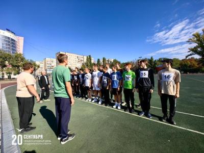 Забег посвященный  ежегодному фестивалю физического спорта и Международному дню студенческого спорта