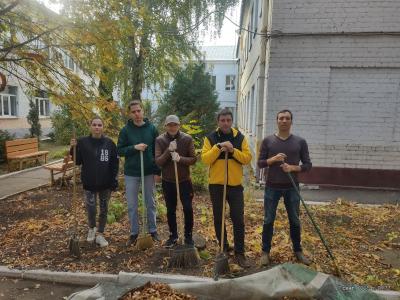 Участие сотрудников кафедры в общегородском субботнике