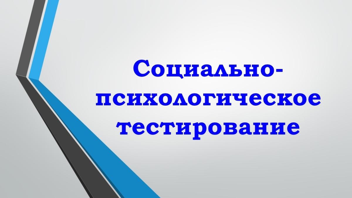 Тестирование социально значимых характеристик личности студентов