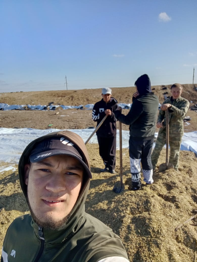 АО "Племзавод" Трудовой" активное участие в осенне-полевых работах Фото 1