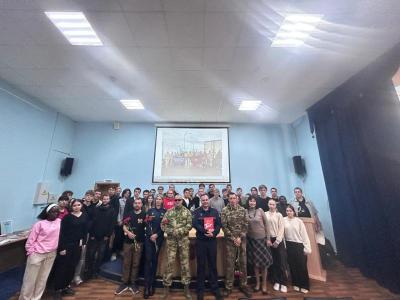 Встреча с военно-патриотическим клубом «Витязь»
