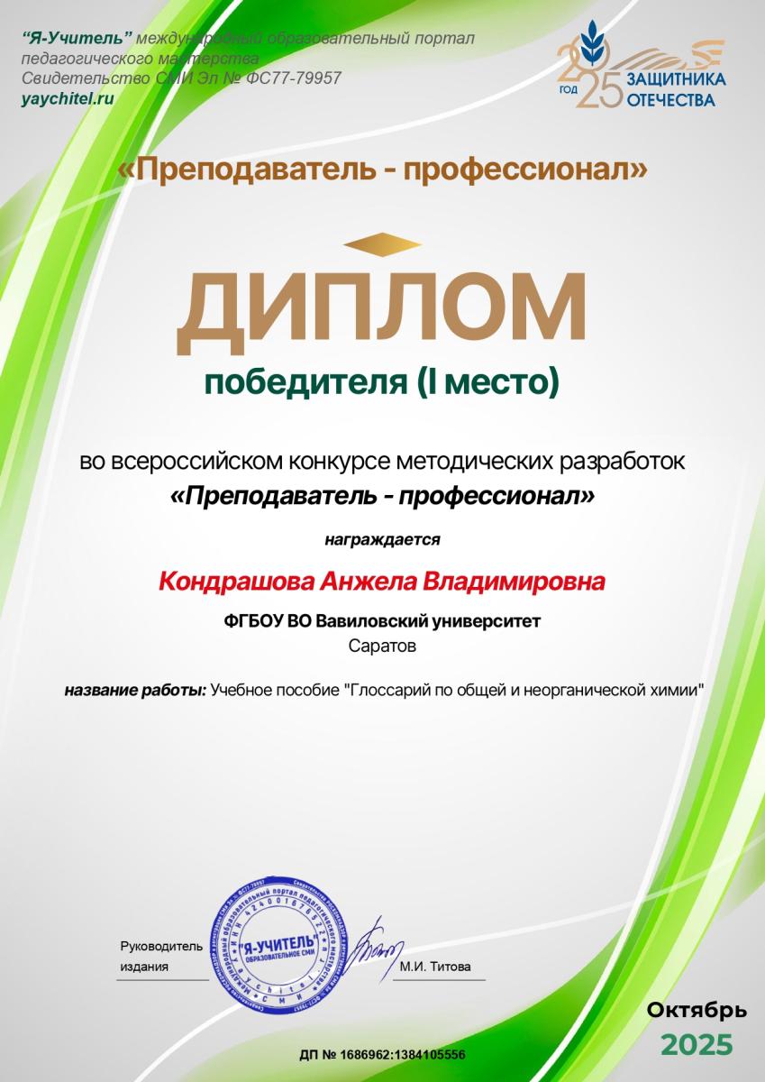 Преподаватель-профессионал