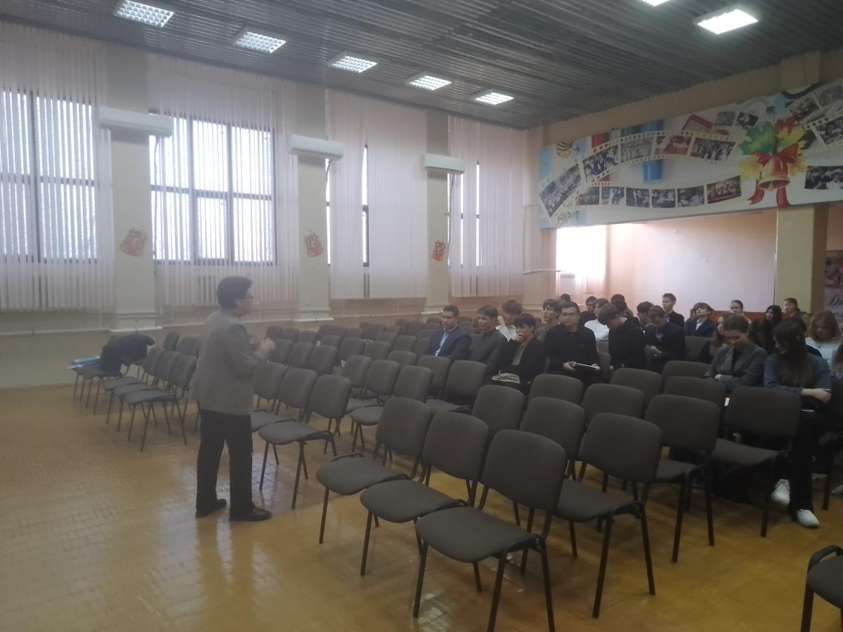 Профориентационное мероприятие в МОУ “СОШ №72” г. Саратова