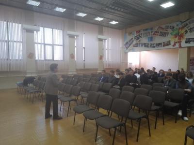 Профориентационное мероприятие в МОУ “СОШ №72” г. Саратова