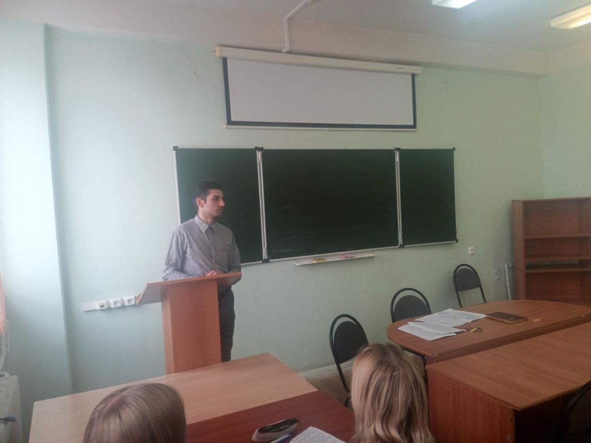 Открытое занятие доцента Ледяева Тимура Бахтиеровича