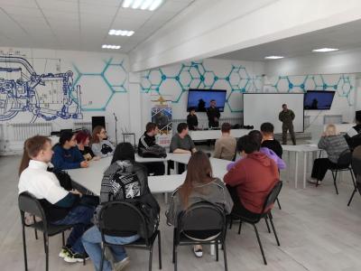 Встреча студентов института агробизнеса с представителями 12 главного управления Министерства обороны Российской Федерации