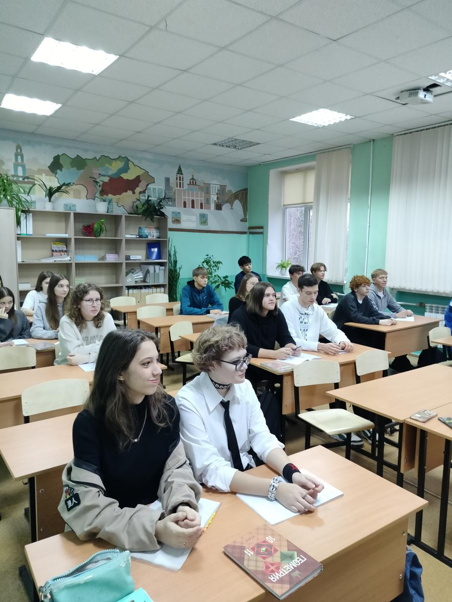 Профориентационная встреча со школьниками МОУ СОШ №76 г. Саратова.