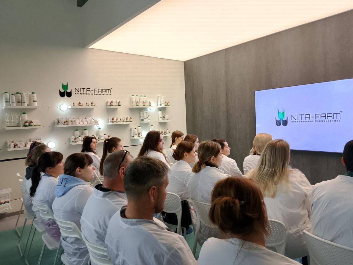 Студенты института ветеринарной медицины и фармации посетили ведущего производителя ветеринарных препаратов Фото 4