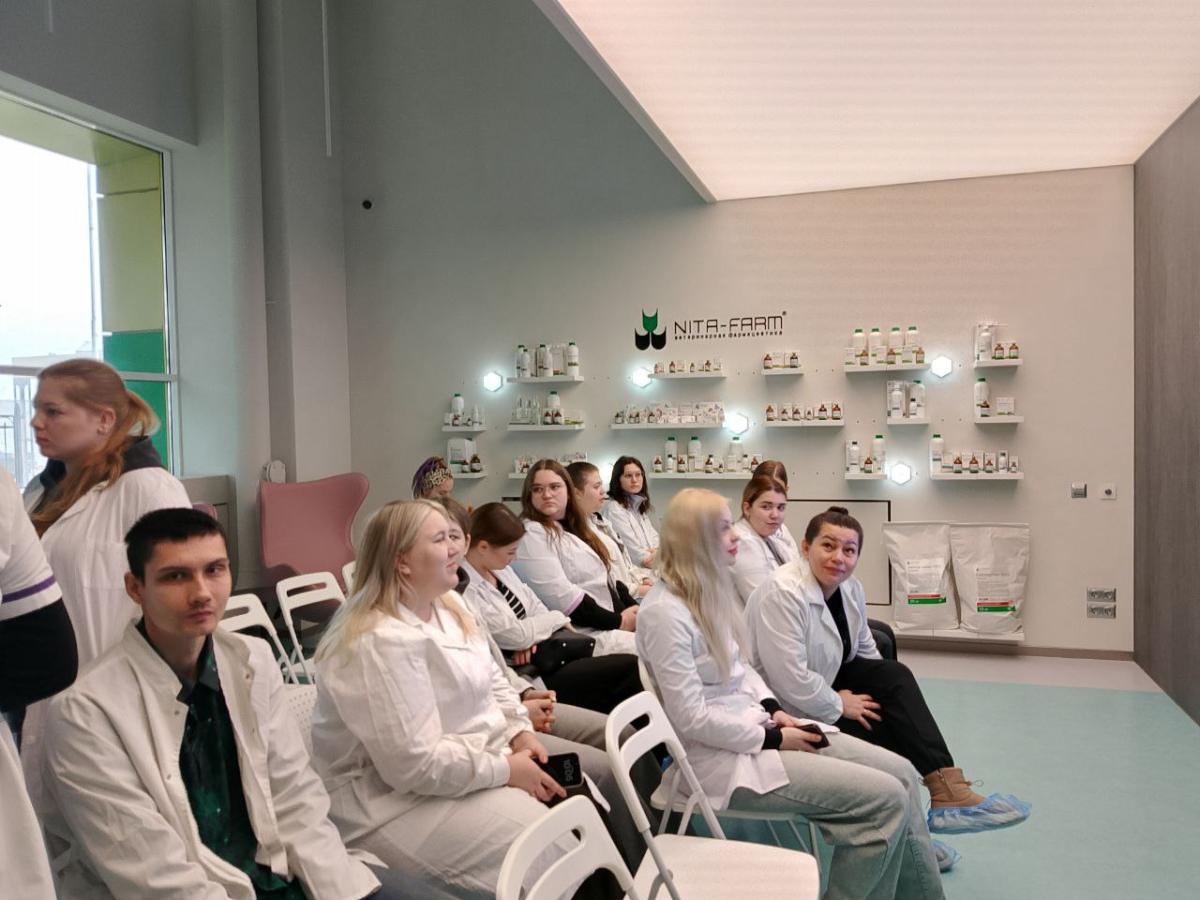Студенты института ветеринарной медицины и фармации посетили ведущего производителя ветеринарных препаратов Фото 5