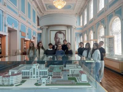 Посещение музея истории Вавиловского университета