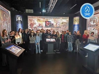 Студенты Вавиловского университета посетили мультимедийный парк «Россия — моя история»