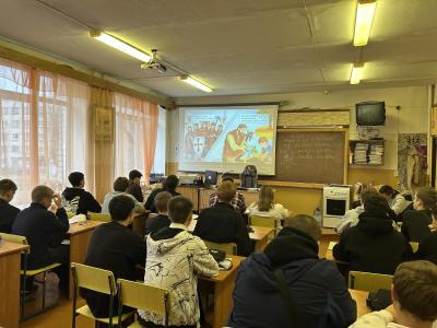 Классный час в рамках проекта «РАЗГОВОРЫ О ВАЖНОМ» в группе МСГ-18201 и МСГ-18302