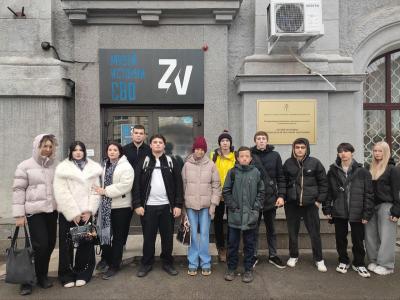 Посещение музея Специальной военной операции