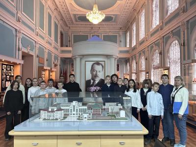 Школьники посетили музей истории