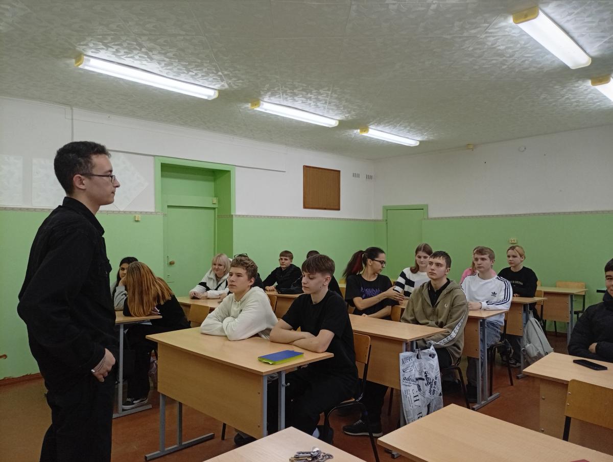 Волонтерский отряд «Вектор добра»: встреча новичков и наставления командира