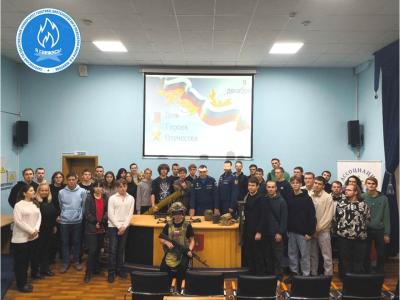 Студенты встретились с участниками специальной военной операции