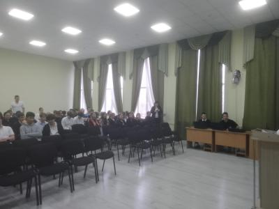 Профориентационное мероприятие в МОУ "СОШ №54 имени И.А. Евтеева" г. Саратова