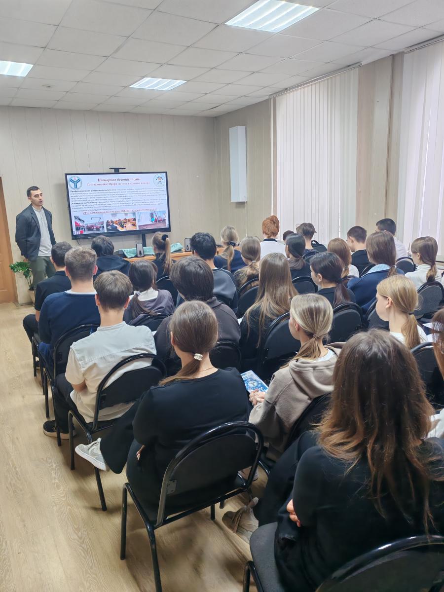 Профориентационная работа кафедры «Техносферная безопасность и транспортно-технологические машины» с учащимися МАОУ «Лицей № 24 имени М.М. Расковой» г.Саратов