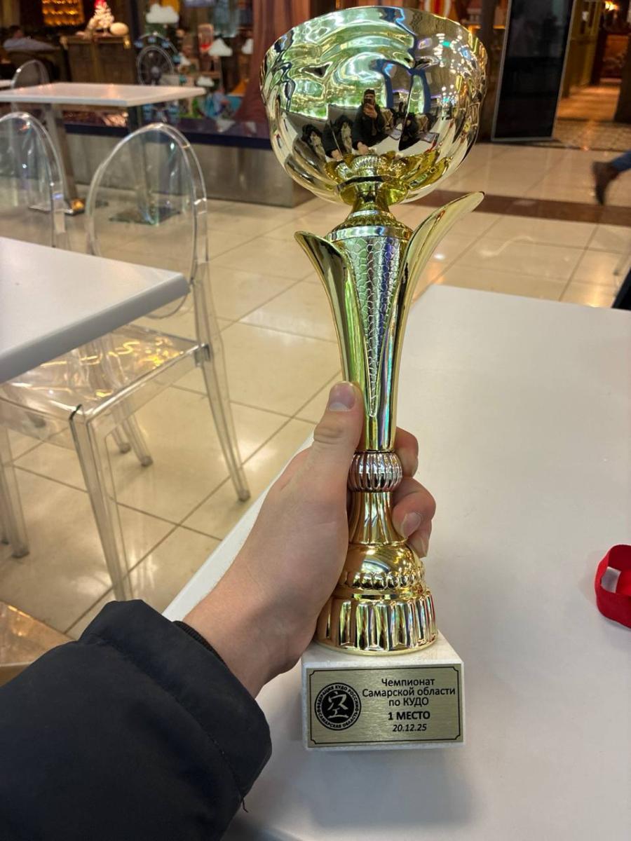 Студент Вавиловского университета - золотой призер Чемпионата и Первенства Самарской области по Кудо Фото 2