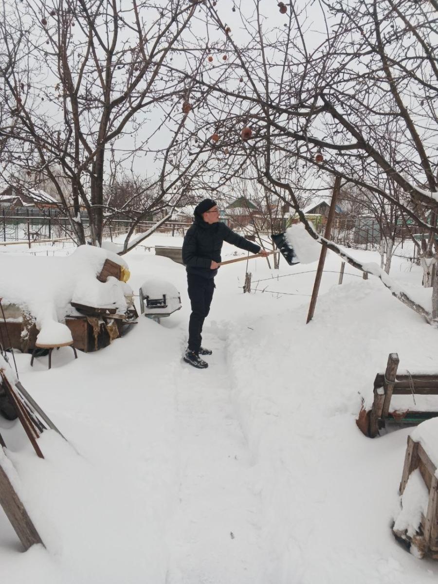 Помощь в расчистке снега для семей участников специальной военной операции. Фото 2