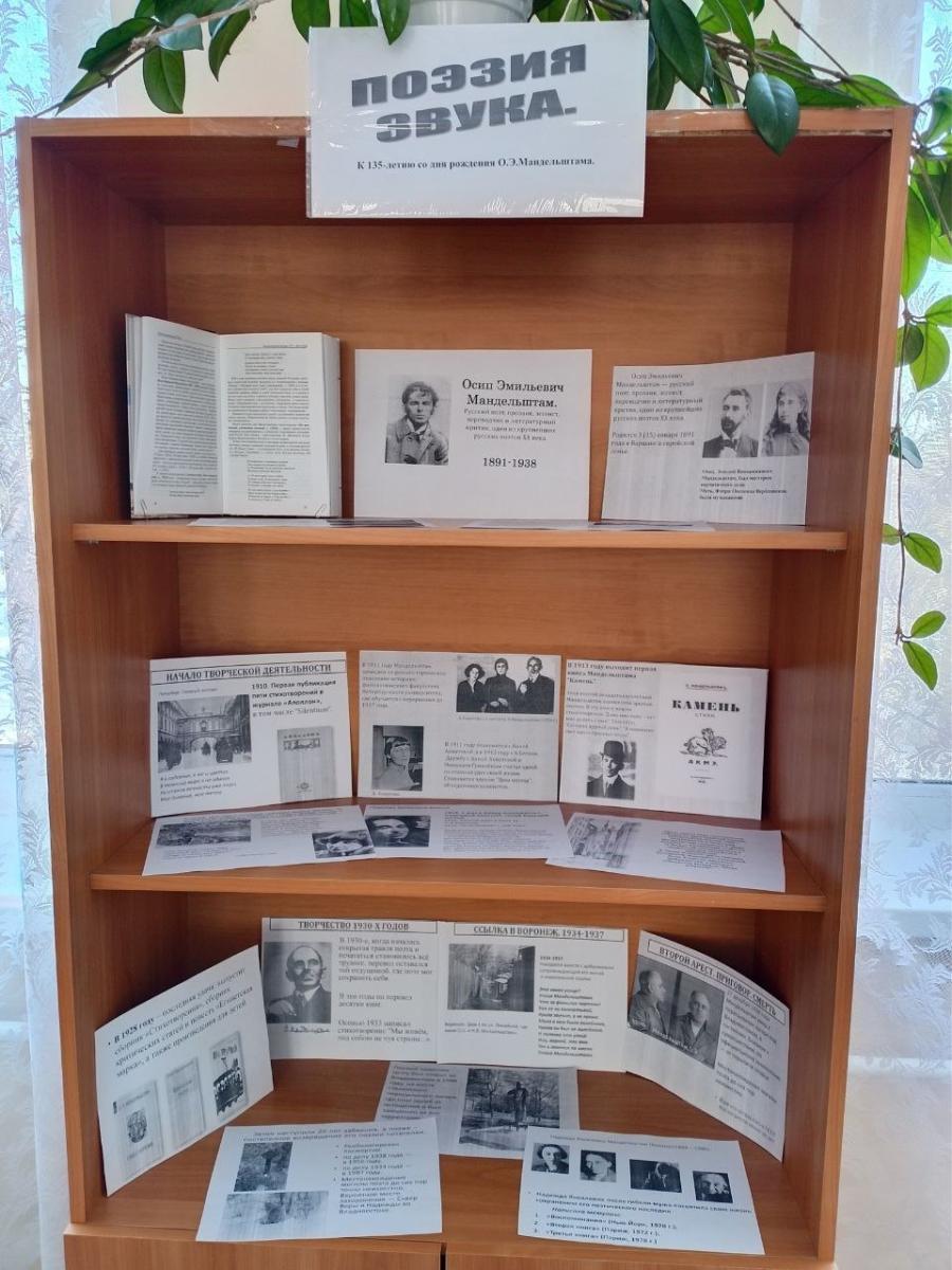 К 135-летию со дня рождения русского поэта, прозаика, критика, переводчика О.Э.Мандельштама Фото 2
