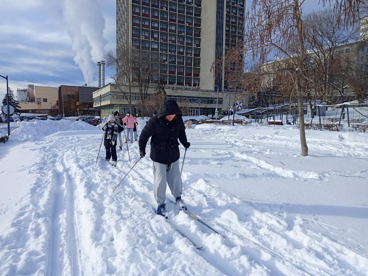 Учебное занятие по лыжной подготовке Фото 1