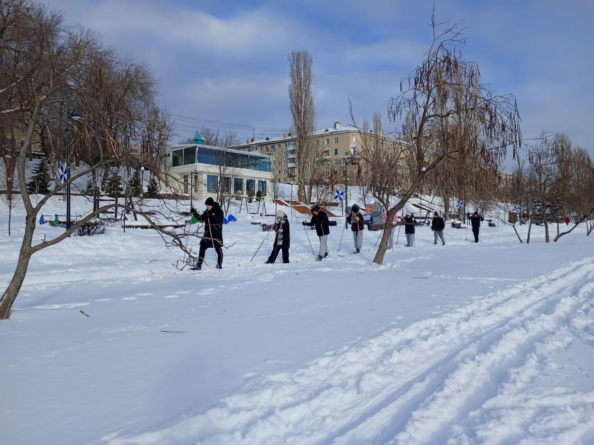 Учебное занятие по лыжной подготовке Фото 2