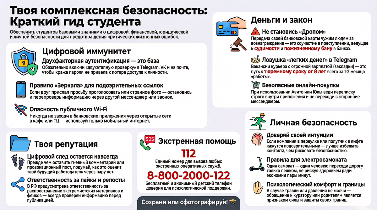 Безопасность в цифровом и реальном мире: в группе ЭБн-20301 прошел тематический кураторский час Фото 1 Безопасность в цифровом и реальном мире: в группе ЭБн-20301 прошел тематический кураторский час Фото 1