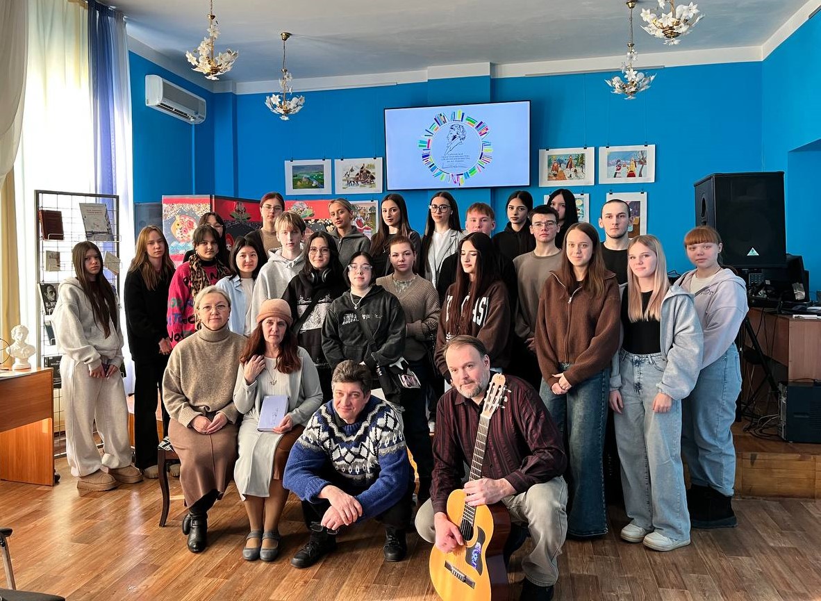 Участие в литературно-музыкальном мероприятии «Сохрани мою речь навсегда»